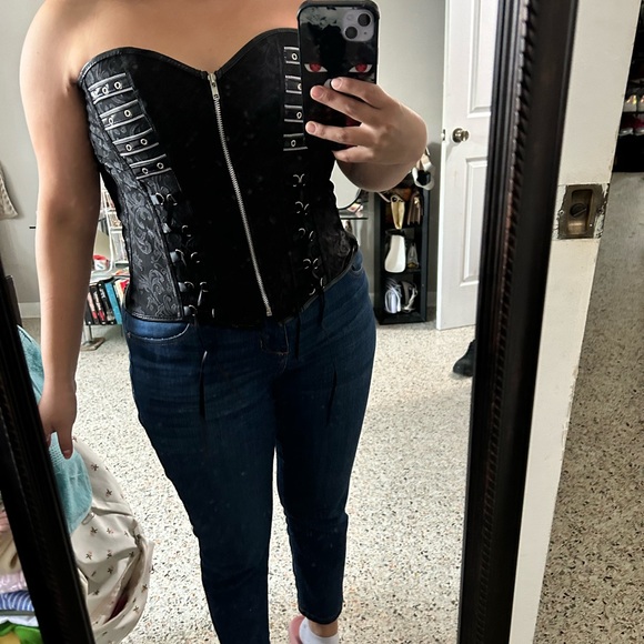 Black Corset Lingerie Small - Picture 5 of 6